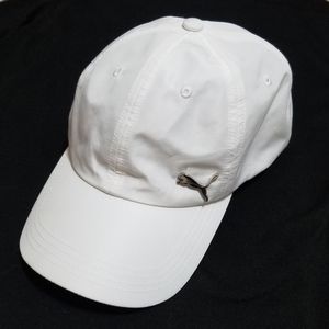 White adjustable Puma hat